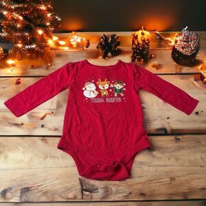 Holiday Long Sleeve Onesie 6-9 Months